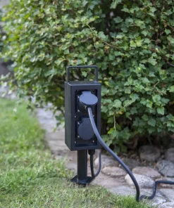 PLUGGE Förgrening 34cm Svart IP44