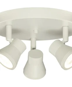 PLUTO Takspot Rund 3L Dimbar 20cm Vit