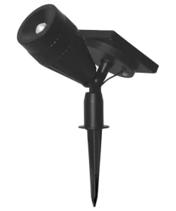 POWERSPOT Solcells-spotlight 15cm Svart IP44