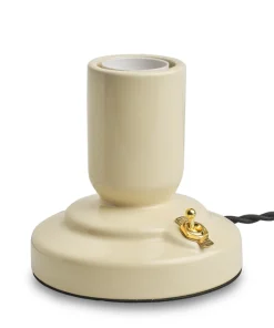 RETRO Lampfot E27 12cm Beige