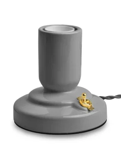 RETRO Lampfot E27 12cm Grå