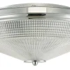 RETRO Plafond 44cm Krom