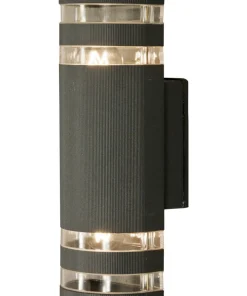 RIBB Vägglampa Ute 31cm Mörkgrå IP44