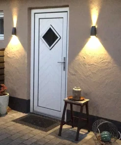 RIGEL Vägglampa Ute 17cm Mörkgrå IP54