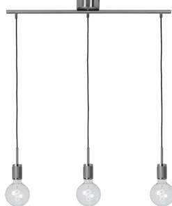 RILLE Takpendel 85cm Borstad krom