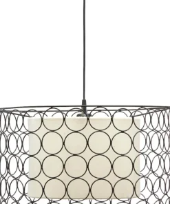 RING Taklampa 50cm Mattsvart
