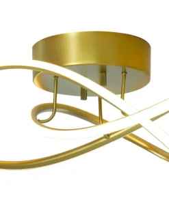 ROLLER Plafond LED 50cm Mässing