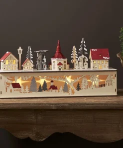 ROSENHEIM Ljusstake Batteri 10L 45cm Natur