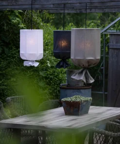 ROUND Takskärm Utomhus 30cm Lin Grå