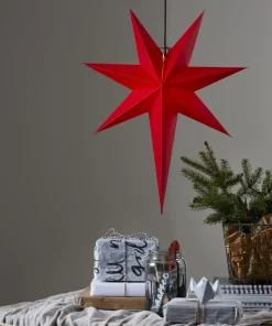 ROZEN Stjärna 65cm Röd