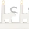 RUDOLF Ljusstake 4L 43cm Vit