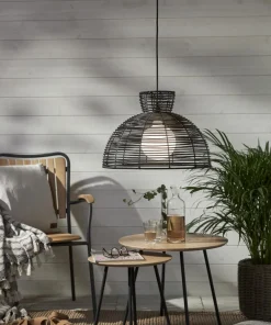 RUNDE Lampskärm 47cm Svart