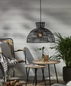 RUNDE Lampskärm 47cm Svart