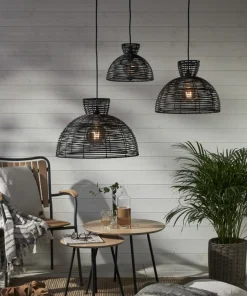 RUNDE Lampskärm 47cm Svart