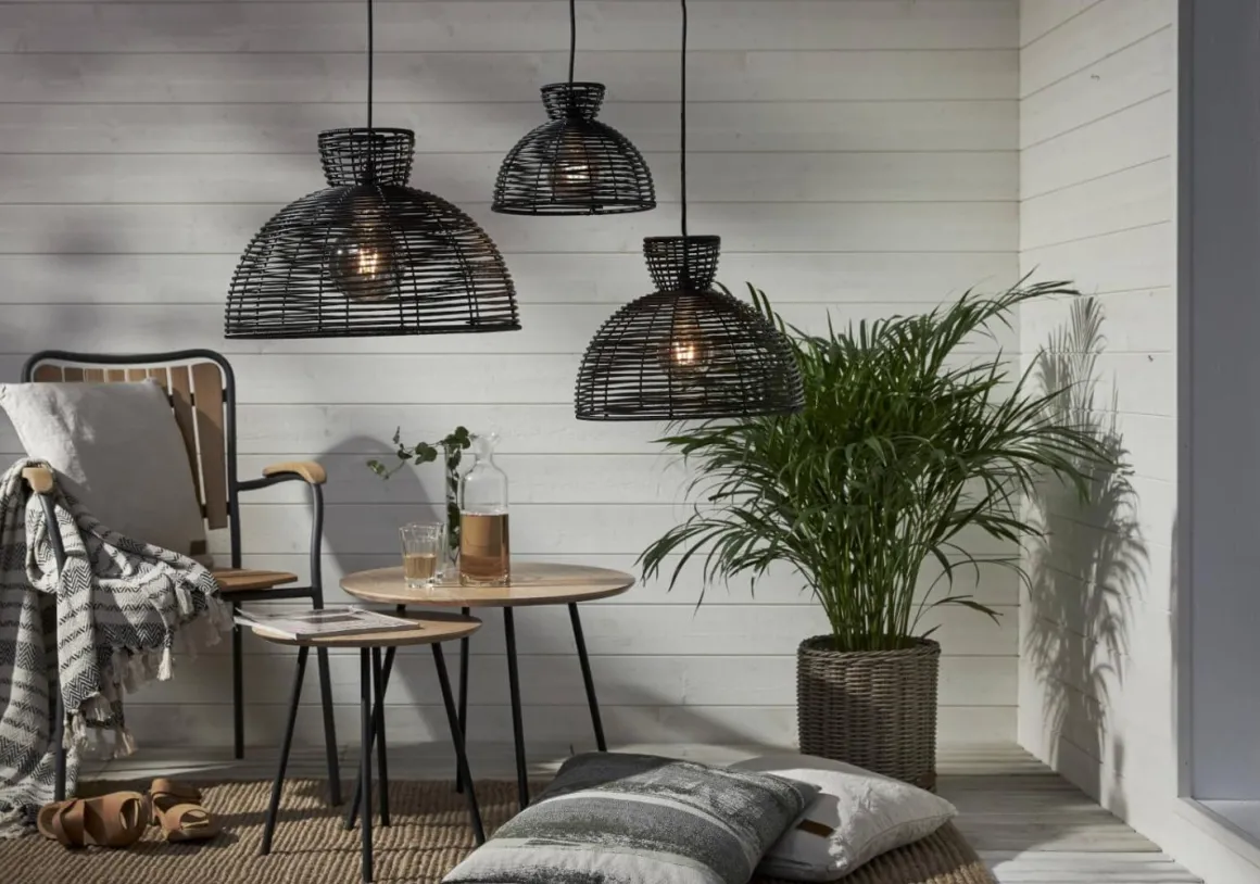 RUNDE Lampskärm 26cm Svart
