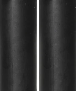 RUNDI Solcells-pollare 2-Pack 28cm Svart