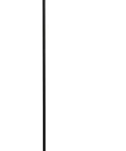 SAGA Golvlampa 1L 140cm Svart