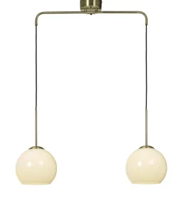 SALLE Takpendel 2a 820mm Antikmässing/vit