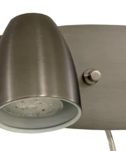 SANDNES Vägglampa Dubbel 32cm Tenn
