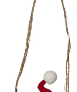 SANTA Inomhusdekoration Batteri 50cm Röd