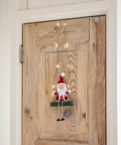 SANTA Inomhusdekoration Batteri 50cm Röd