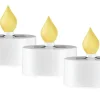 SAUL 3-PACK Solcells-Ljus 5,5cm Vit