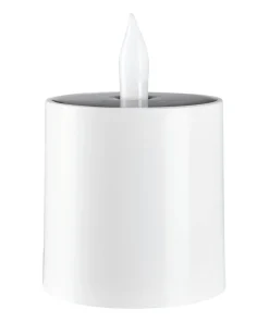 SAUL Solcells-Ljus 11cm Vit