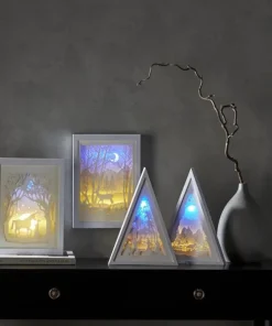 SCENERY Dekoration Stuga 30,5cm Vit