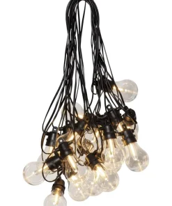 SELECTA Ljusslinga 13,6m 18LED Varmvit/Svart