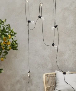 SELECTA Ljusslinga 13,6m 18LED Varmvit/Svart