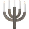 SELMA Träljusstake 40cm Brun
