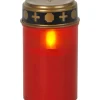 SERENE LED-Gravljus 12cm LED Röd