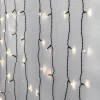 SERIE LED Ljusgardin Crispy Ice White 80L 130cm Svart