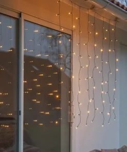 SERIE LED Ljusgardin 80LED 130cm Extra varmvit IP44