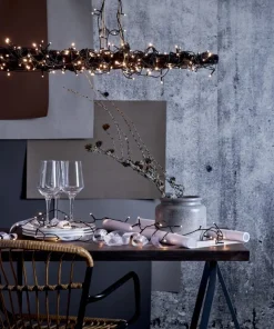 SERIE LED Ljusslinga Crispy Ice White 360L 25,2m Svart
