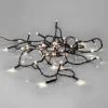 SERIE LED Ljusslinga Crispy Ice White 40L 2,8m Svart