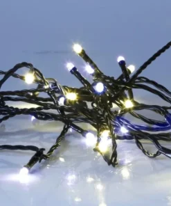 SERIE LED Ljusslinga 160L 16m Svart/Varm&Kallvit