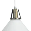 SKOMAKARE Fönsterlampa 15cm Antikmässing/Opalvit