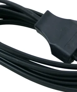 SLADDSTÄLL 2m EU-Kontakt Flat 2x0,75 Svart