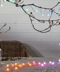 SMART FAIRY LIGHT Ljusslinga 66L Batteri 10m 66LED Multi/Silver