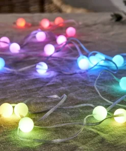 SMART FAIRY LIGHT Ljusslinga 66L Batteri 10m 66LED Multi/Silver