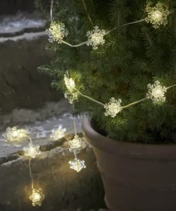 SNOWSTAR Ljusslinga Batteri 2m 20LED Varmvit/Klar