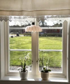 SOFIA Fönsterlampa 25cm Svart/Opalvit