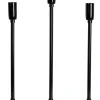 SOFT CHRISTMAS Ljusstake 3L 34cm Svart