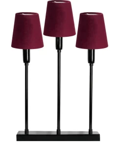 SOFT CHRISTMAS Ljusstake 3L 34cm Svart