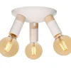 SPARTAN WOOD Plafond Rund 3L 20cm Vit/Natur