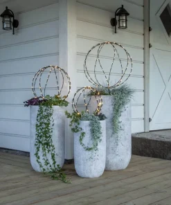 SPHERE Utomhusdekoration Batteri 54cm Svart