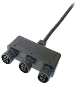 SPLITTER Grenkontakt 1:3 Uttag - 1m kabel 12V