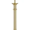 SQUARE Lampfot 52cm Borstad mässing