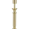 SQUARE Lampfot 32cm Borstad mässing